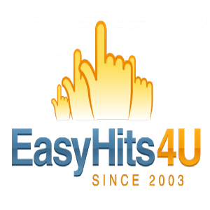 Logo di easyhits4u per ottenere referral diretti gratuitamente